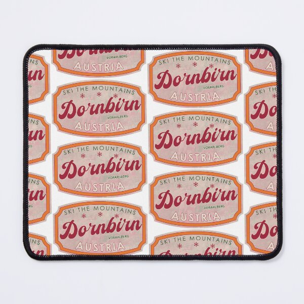Item preview, Dornbirn, Austria, Vorarlberg, Ski, textured skiing badge designed and sold by Wanderful-roads.