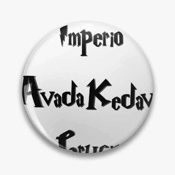 Item preview, The Three Forbidden Curses – Dark Magic Typography Design designed and sold by inallusha.