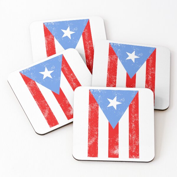 Item preview, Puerto Rico Flag (Rustic - Original 1895) designed and sold by #mossasdesign.