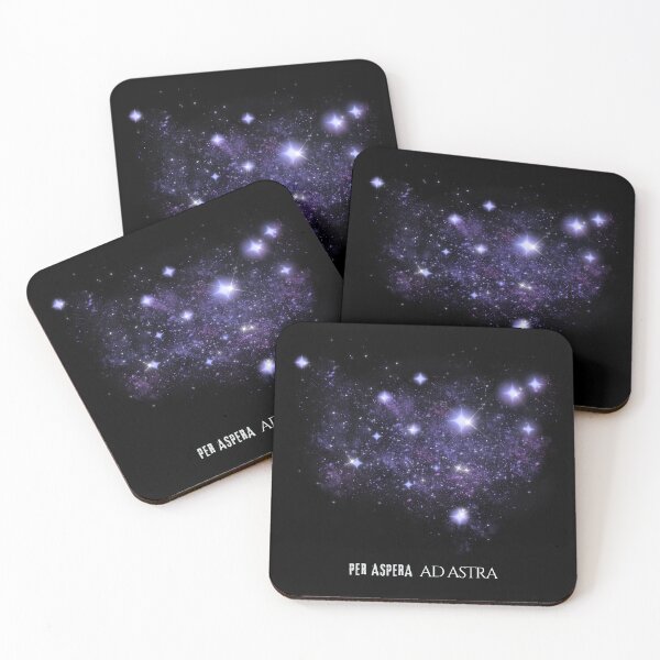 Item preview, Through hardships to the stars | Per aspera ad astra | Purple designed and sold by Skaldcraft.