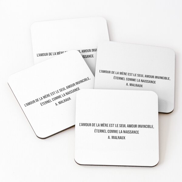 Item preview, L'amour de la mère est le seul amour invincible, éternel comme la naissance. André Malraux designed and sold by LiteraryQuotes.
