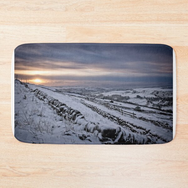 Item preview, Winter sunset with snow covered walls designed and sold by Stephen Jarman.