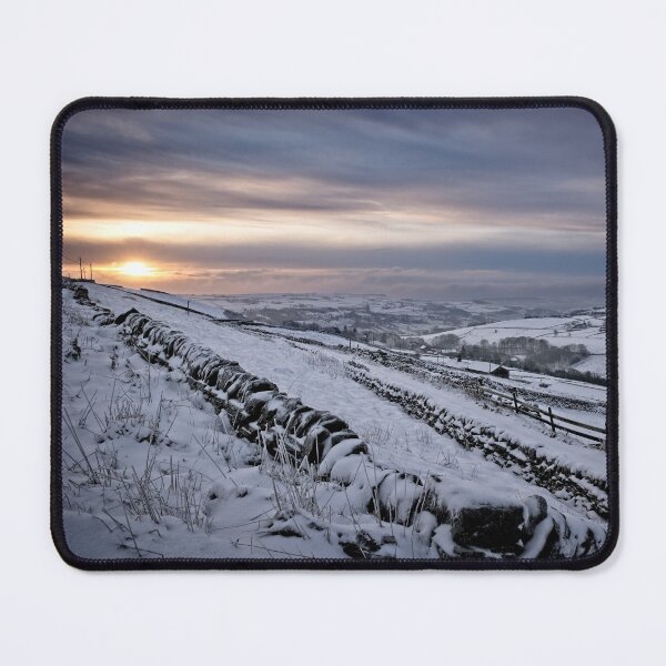 Item preview, Winter sunset with snow covered walls designed and sold by Stephen Jarman.