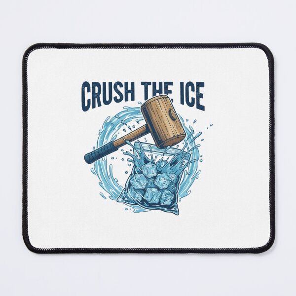 Item preview, Anti-Ice Force Movement T-Shirt - Crush The Ice Graphic - Activist Action Design - Dark Blue Impact Illustration - Breaking Barriers Motivation designed and sold by Tamer ⭐⭐⭐⭐⭐.
