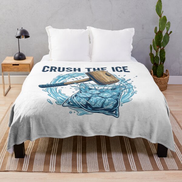 Item preview, Anti-Ice Force Movement T-Shirt - Crush The Ice Graphic - Activist Action Design - Dark Blue Impact Illustration - Breaking Barriers Motivation designed and sold by Tamer ⭐⭐⭐⭐⭐.
