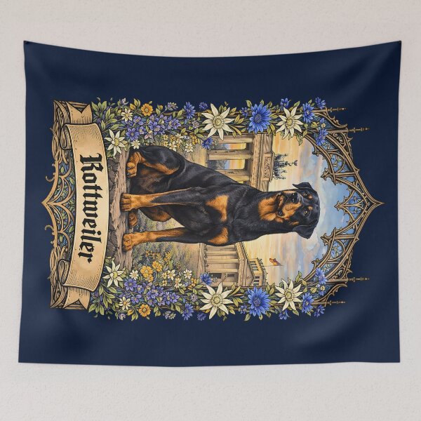 Item preview, Rottweiler Dog Brandenburg Gate Berlin Gothic Wall Art designed and sold by BorgSpareParts.