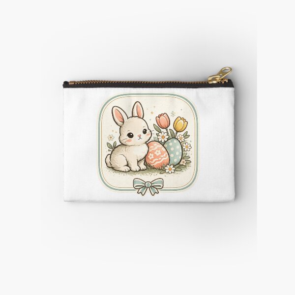 Item preview, Vintage Easter Bunny | Retro Spring Eggs & Flowers designed and sold by Hydravisions.