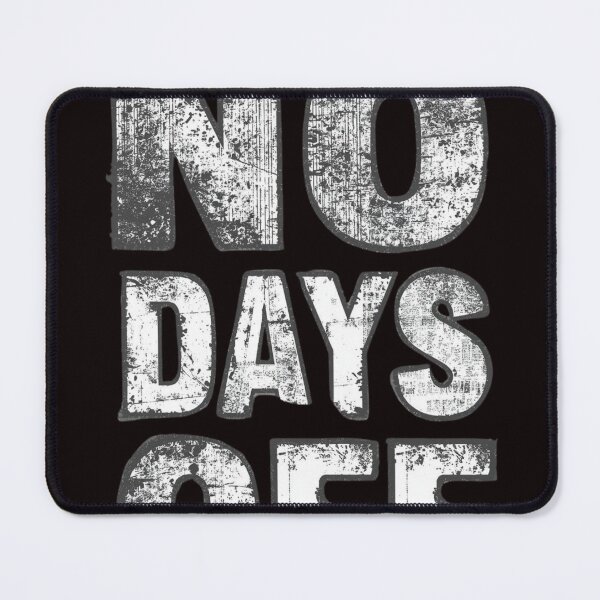 Item preview, No Days Off Gym Motivation T-Shirt designed and sold by guchieworldcollection.