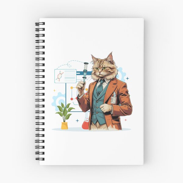 Item preview, Cat Professor in the Lab designed and sold by yuki-hana.