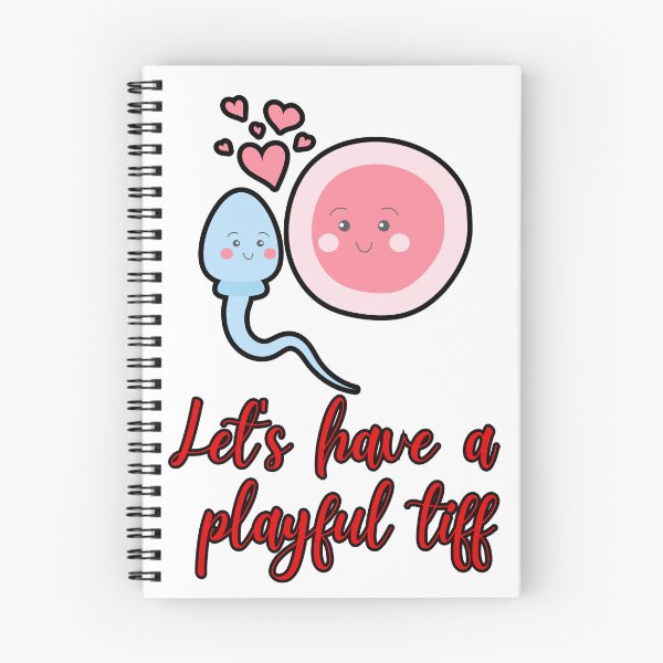 Item preview, Let’s Have a Playful Tiff – Cute Sperm and Egg Love Funny Couple Design designed and sold by FilzArt.