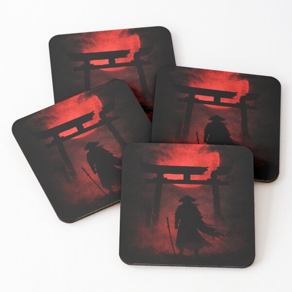 Item preview, Broken Shrine Ronin – Crimson Eclipse Samurai designed and sold by ShenGha-design.