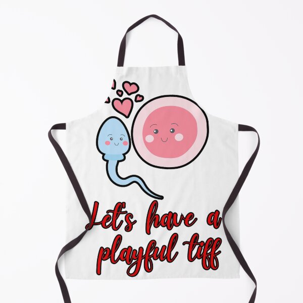 Item preview, Let’s Have a Playful Tiff – Cute Sperm and Egg Love Funny Couple Design designed and sold by FilzArt.