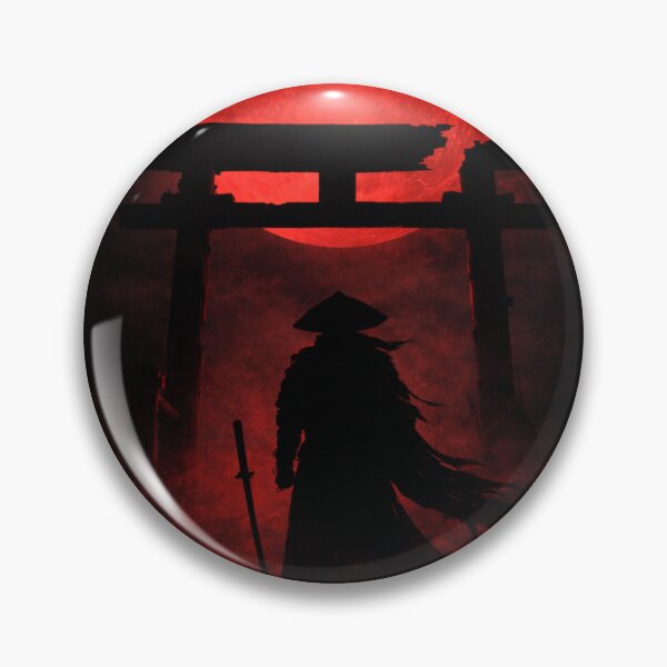 Item preview, Broken Shrine Ronin – Crimson Eclipse Samurai designed and sold by ShenGha-design.