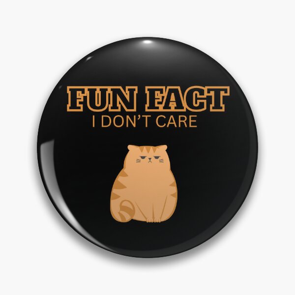 Item preview, Fun fact I don't care designed and sold by Simply Positive.