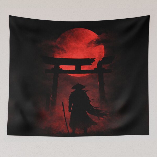 Item preview, Broken Shrine Ronin – Crimson Eclipse Samurai designed and sold by ShenGha-design.