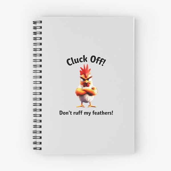Item preview, Cluck Off Funny Angry Rooster Pun designed and sold by Dakson Design - Fantasy Art.