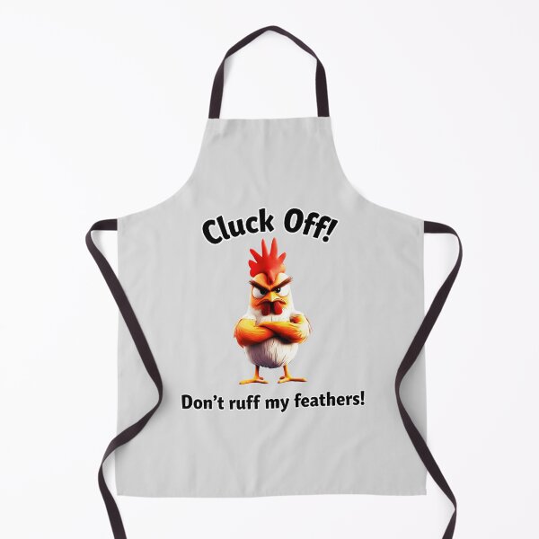 Item preview, Cluck Off Funny Angry Rooster Pun designed and sold by Dakson Design - Fantasy Art.