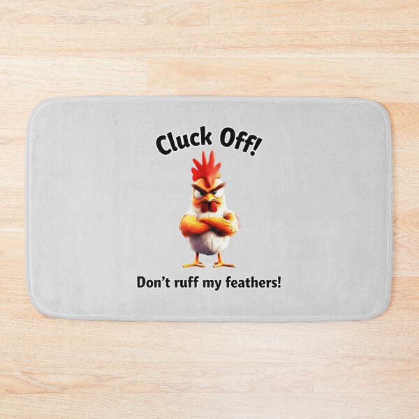 Item preview, Cluck Off Funny Angry Rooster Pun designed and sold by Dakson Design - Fantasy Art.