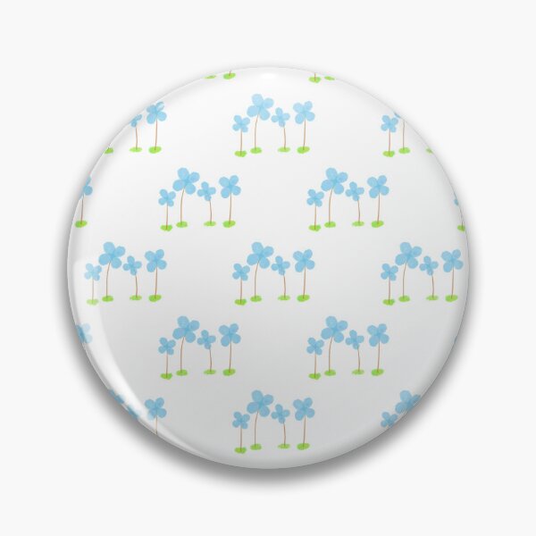 Item preview, A seamless abstract pattern of lovely blue floral motifs on a white background. designed and sold by sutas2520.