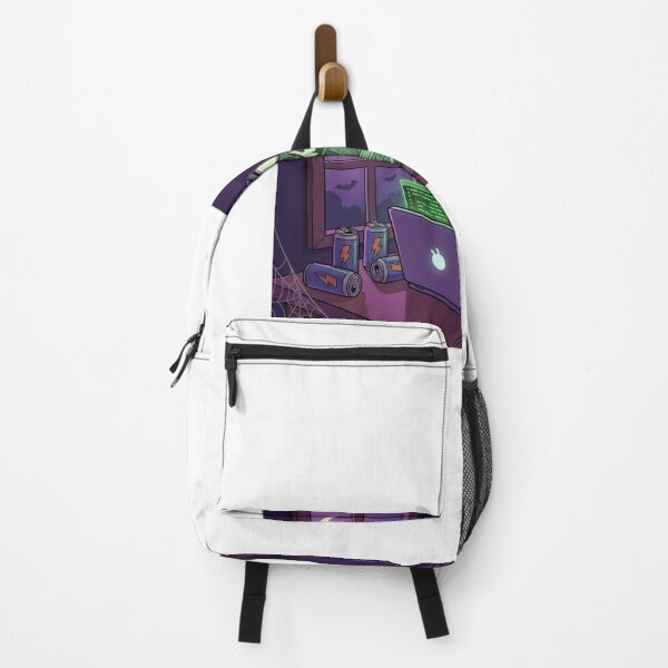 Item preview, "Skeleton Hacker Cat - Spooky Halloween Coding" designed and sold by Zenith Design.