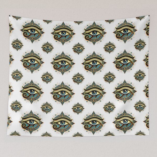 Item preview, Sacred Eye of Horus: Ancient Egyptian Protection Talisman Art  designed and sold by GulfSignature.