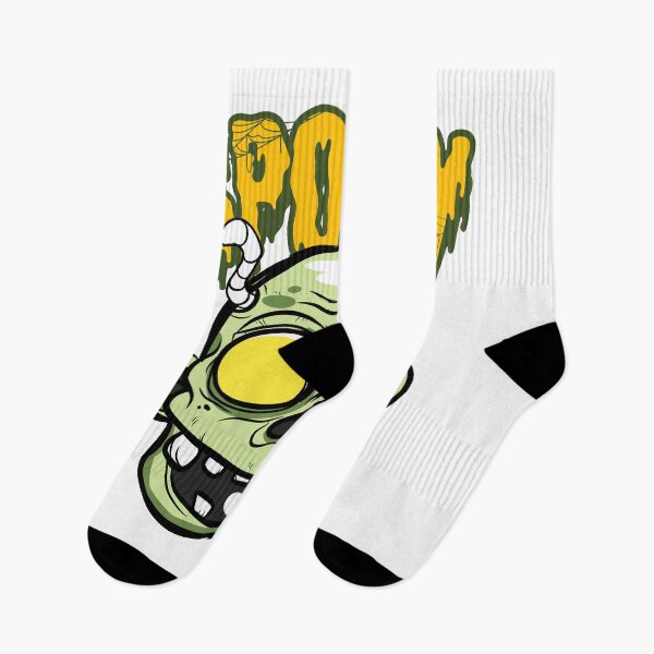 Item preview, Spooky Skull Monster Halloween Dripping Text Creepy Design designed and sold by Electromartprint.