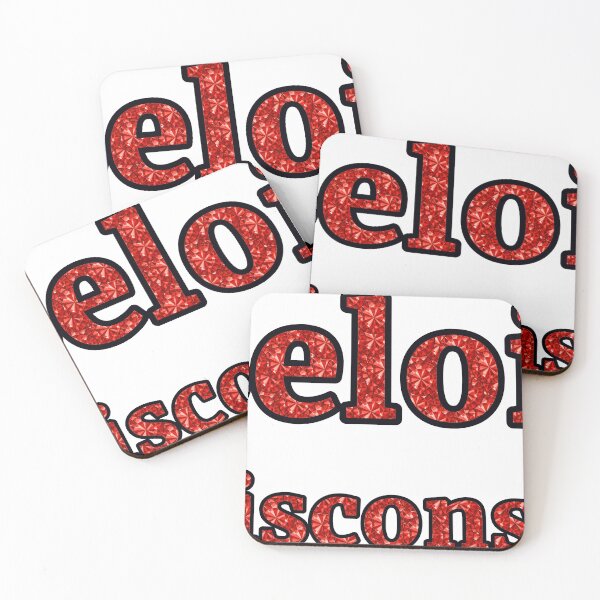Item preview, Beloit Wisconsin City Name With Red Rhinestone designed and sold by TheIconSmith.