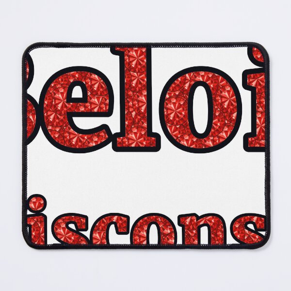 Item preview, Beloit Wisconsin City Name With Red Rhinestone designed and sold by TheIconSmith.