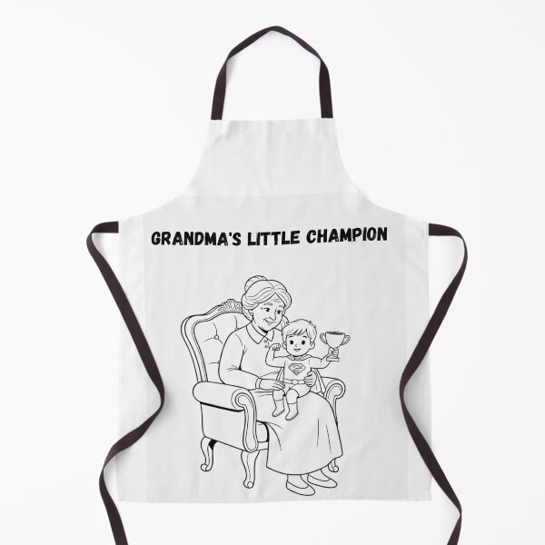 Item preview, Grandma's Little Champion - Cute Grandson gift design designed and sold by Mastalina99.