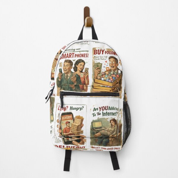 Item preview, Modern Life Vintage Ads - Satirical Retro Poster Collection designed and sold by freackly.