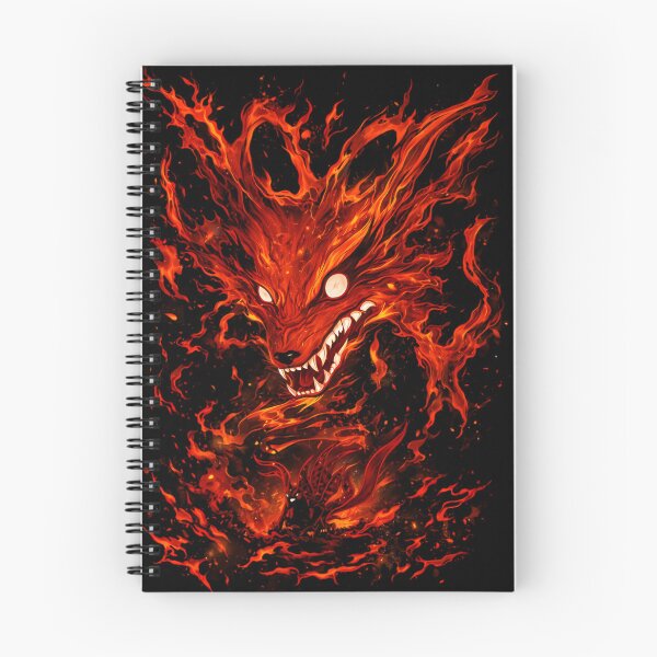 Item preview, Demonic Fire Fox – Epic Blazing Anime Spirit Design designed and sold by Emilysalae.