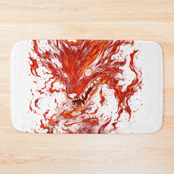 Item preview, Demonic Fire Fox – Epic Blazing Anime Spirit Design designed and sold by Emilysalae.