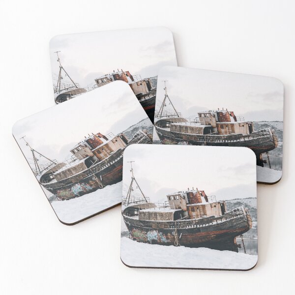 Item preview, Snowy Corpach Shipwreck and Ben Nevis designed and sold by LJHortonPrints.