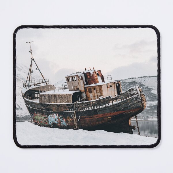 Item preview, Snowy Corpach Shipwreck and Ben Nevis designed and sold by LJHortonPrints.