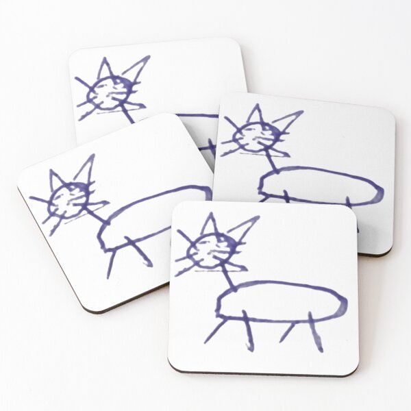 Item preview, Midnight Scribble Cat designed and sold by DekChai.