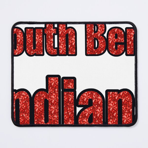 Item preview, South Bend Indiana City Name With Red Rhinestone designed and sold by TheIconSmith.
