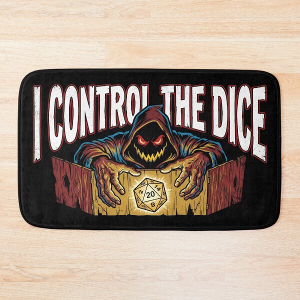 Item preview, I Control The Dice Scary Game Master D20 RPG Fantasy designed and sold by Fenay Designs.