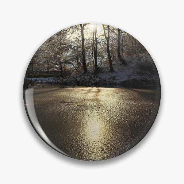 Item preview, Frozen pond, Ogden nature reserve designed and sold by Stephen Jarman.