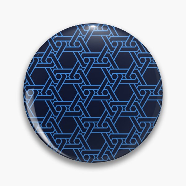Item preview, Minimal Hexagonal Symmetry - Geometric Abstract Pattern   - Best Gifts For Men designed and sold by RoyalStarsPatts.
