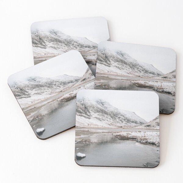 Item preview, Winter Snowy Loch in the Scottish Highlands designed and sold by LJHortonPrints.