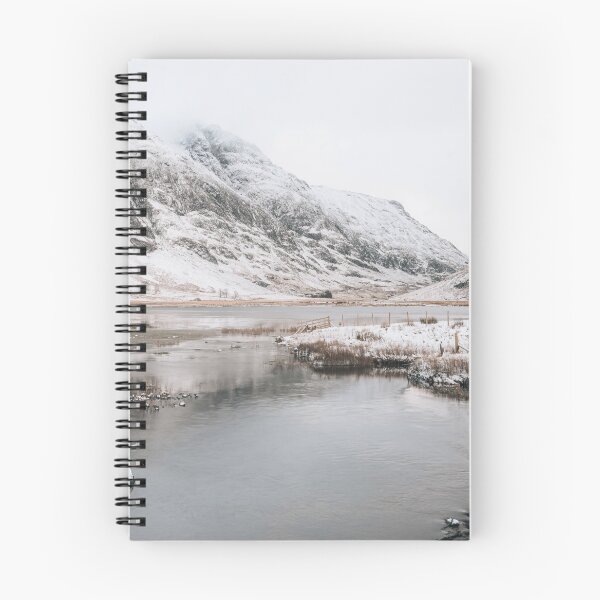Item preview, Winter Snowy Loch in the Scottish Highlands designed and sold by LJHortonPrints.