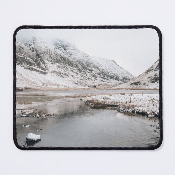 Item preview, Winter Snowy Loch in the Scottish Highlands designed and sold by LJHortonPrints.