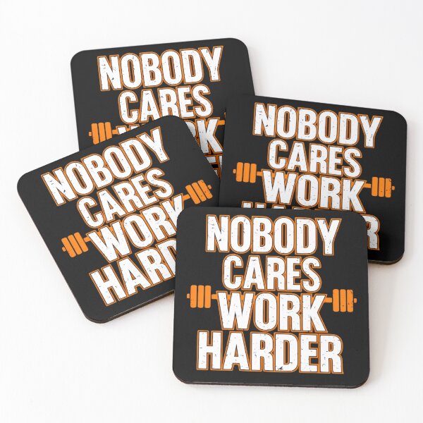Item preview, Nobody Cares Work Harder Orange Power Athlete Energy designed and sold by SkeletonsDanger.