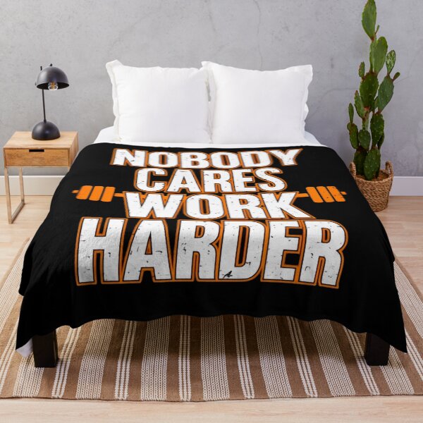 Item preview, Nobody Cares Work Harder Orange Power Athlete Energy designed and sold by SkeletonsDanger.