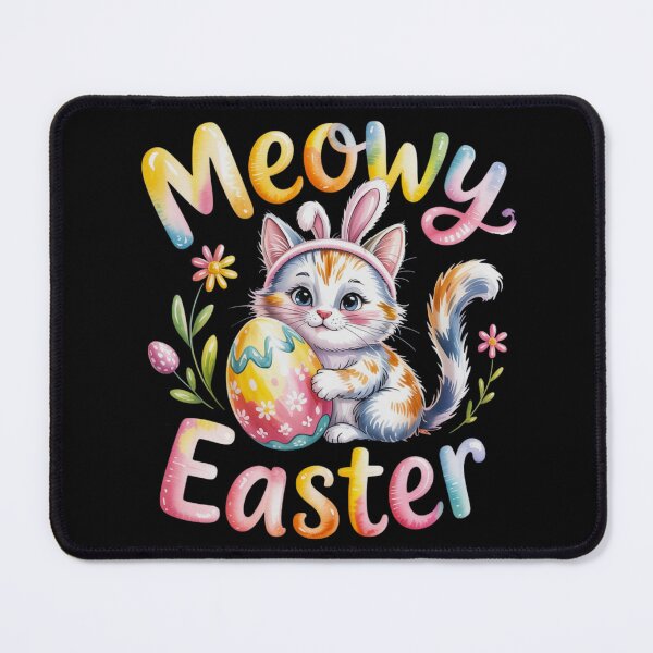 Item preview, Meowy Easter - Cute Easter Cat designed and sold by FurrFunPrints.