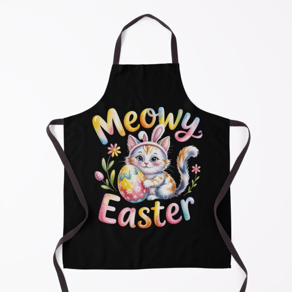 Item preview, Meowy Easter - Cute Easter Cat designed and sold by FurrFunPrints.