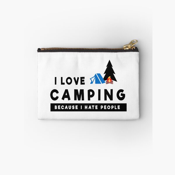Item preview, I love camping - hate people designed and sold by Michael Treu.