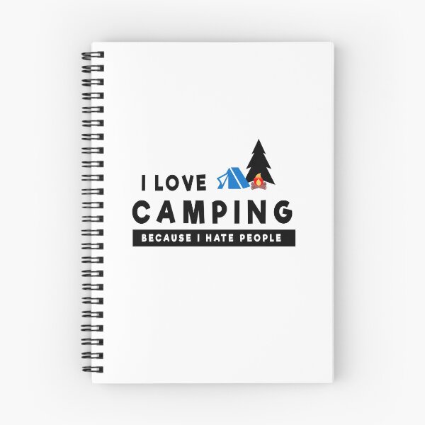 Item preview, I love camping - hate people designed and sold by Michael Treu.