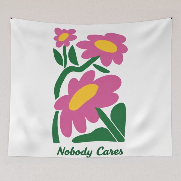 Item preview, Nobody Cares Work Harder Floral Confidence Growth Mindset designed and sold by SkeletonsDanger.