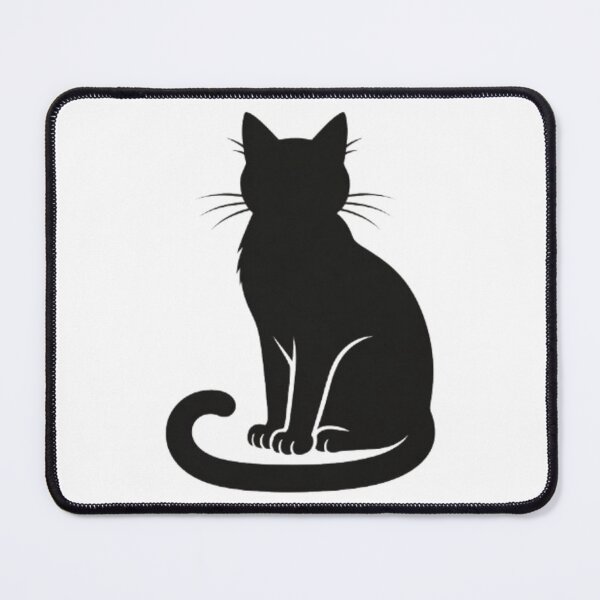 Item preview, Minimal Black Cat Silhouette designed and sold by abdelski.